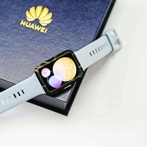 Huawei_Watch Fit 2_Graphite_Gold_Marble_4